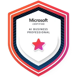 Microsoft Certified AI Business Professional badge