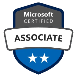 Microsoft Certified Associate badge